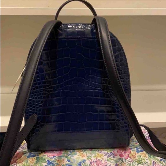 NEW Tory Burch Croc-Embossed Backpack main image 6